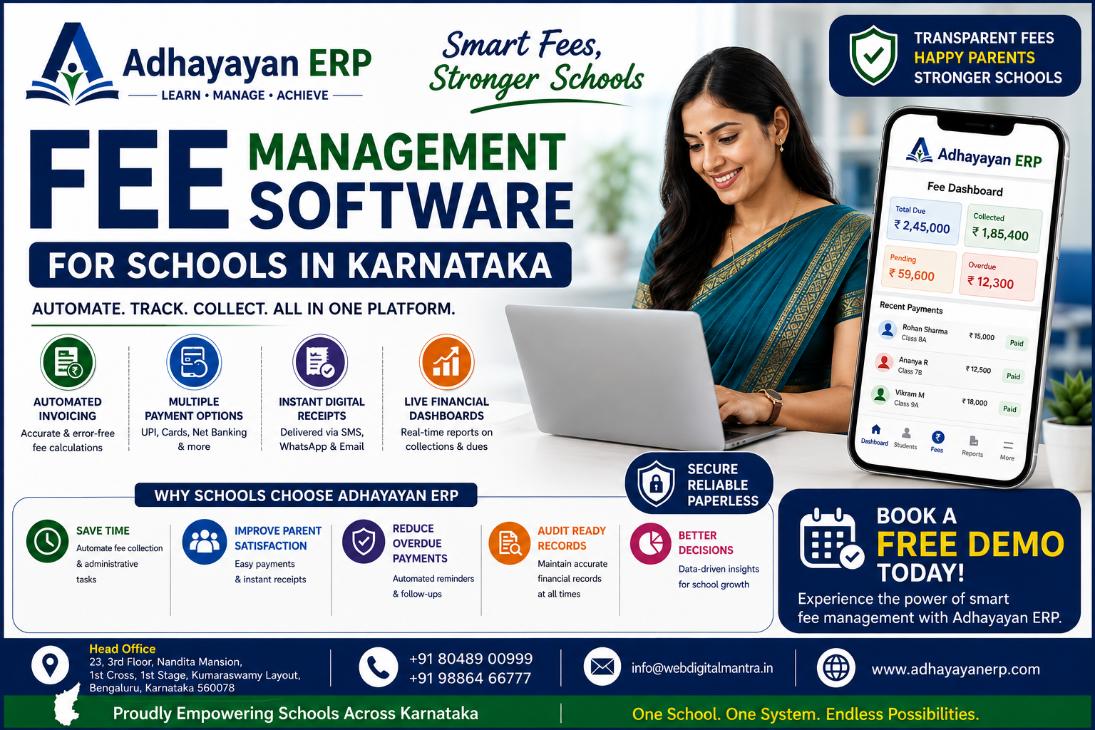 Best Fee Management Software in Karnataka for Modern Schools