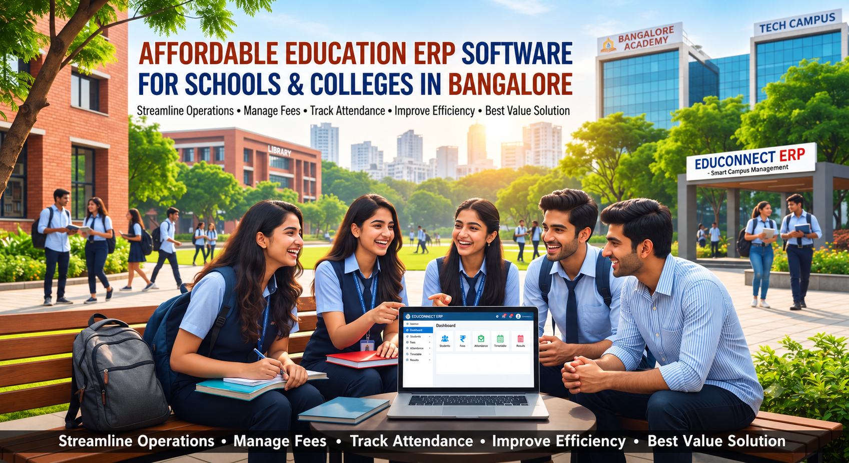 
Affordable Education ERP Software for Schools and Colleges in Bangalore
