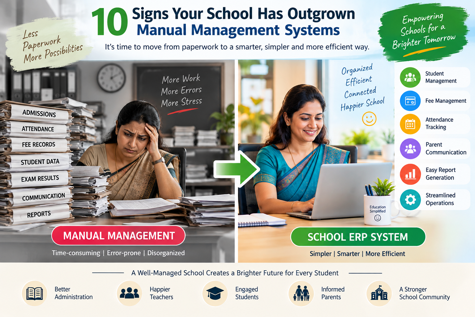 10 Signs Your School Has Outgrown Manual Management Systems